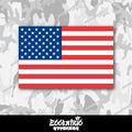 United States of America Flag Vinyl Sticker