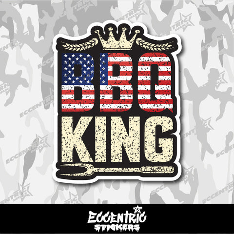 BBQ King — an Eccentric Stickers design